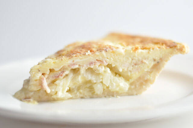 Swiss & Bacon Quiche