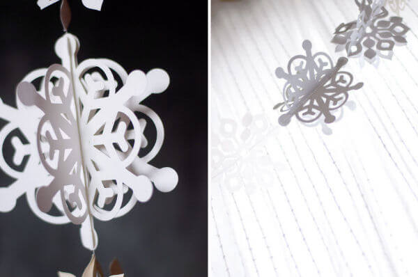 Paper Snowflake Garland 4