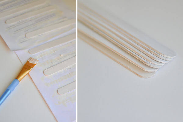Wooden Snowmen Garland 2