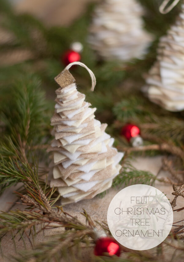 Christmas in March - Old-Fashioned Felt and Sequin Ornaments