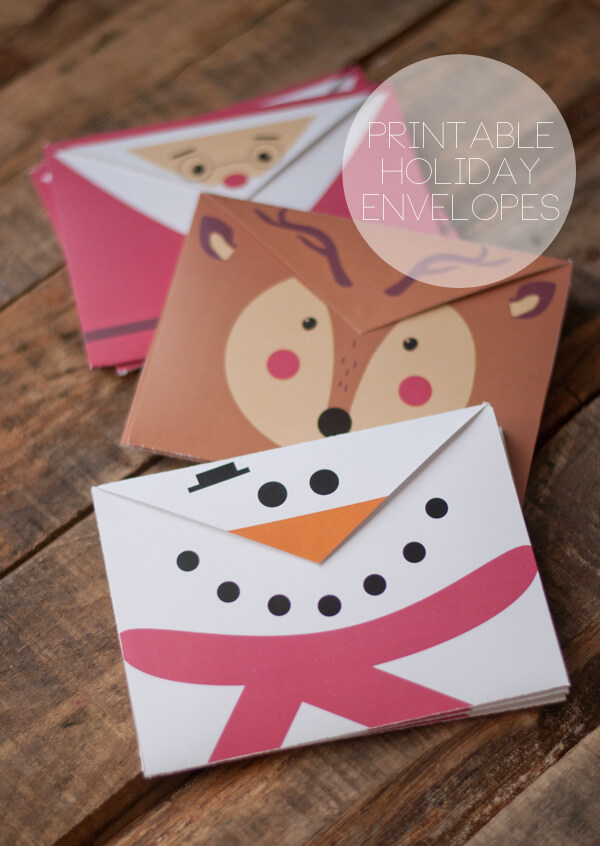 Printable Holiday Envelopes • this heart of mine