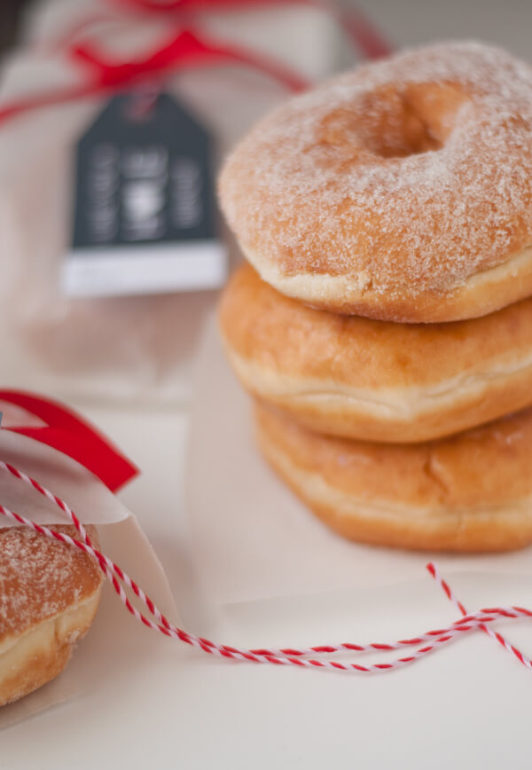 valentine's day stuffed donut