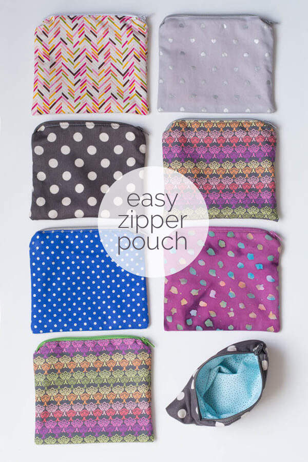 Easy zipper pouch pattern deals