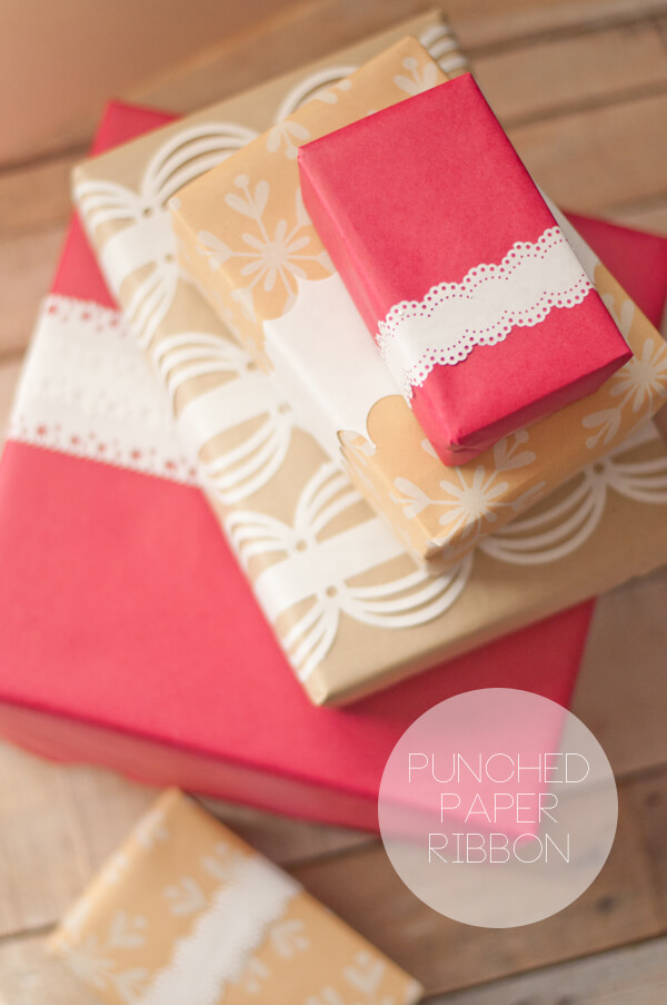 Box Paper Ribben Punched Paper Ribbon • this heart of mine